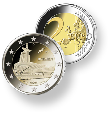 2 Euro Gedenkmünzen 2026