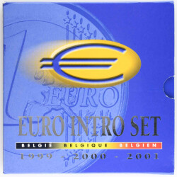 Off. KMS Belgien 1999 + 2000 + 2001 Stempelglanz - Intro-Set