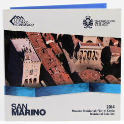 Offizieller KMS San Marino 2014 Stempelglanz (st)
