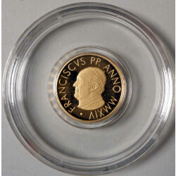 10 Euro Gedenkmünze Vatikan 2014 Gold PP - Die Taufe - im Etui