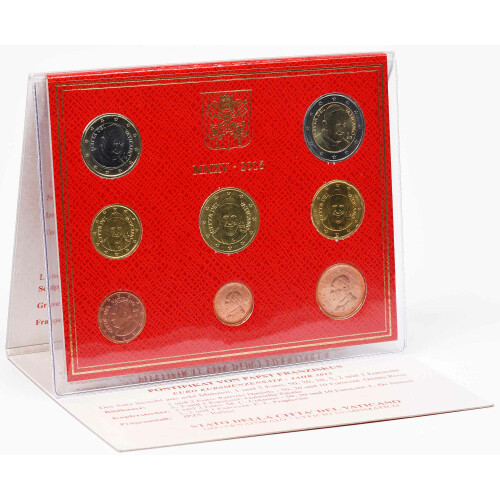 Offizieller Euro Kursmünzensatz Vatikan 2015 Stempelglanz (st)