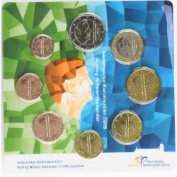 KMS Niederlande 2015 1 cent - 2 Euro bankfrisch im Blister