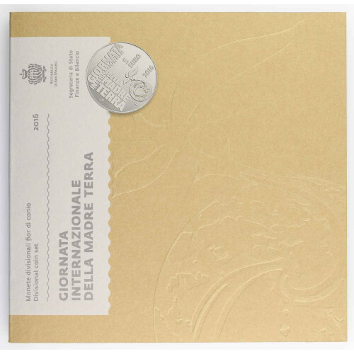 Offizieller KMS San Marino 2016 Stempelglanz (st) mit 5 Euro Gedenkmünze