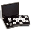 Münzkassette für 60 QUADRUM-Münzkapseln, 3-lagig, schwarz