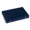 LEUCHTTURM Münzkassette L inkl. 4 Münztableaus, blau