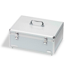 Sammelkoffer CARGO MULTI XL für Postkarten oder Münzen-Sätze, Alu-Design