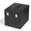 LEUCHTTURM Münzkoffer schwarz, aus Kunstleder für 10 Münzboxen