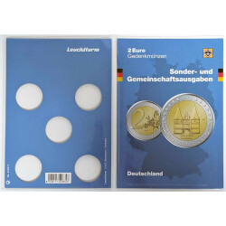 Münzkarte für deutsche 2-Euro-Gedenkmünze,...