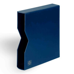 Münzalbum VISTA, Band 1 und 2"Alte und neue Länder", inkl. Schutzkassetten, blau