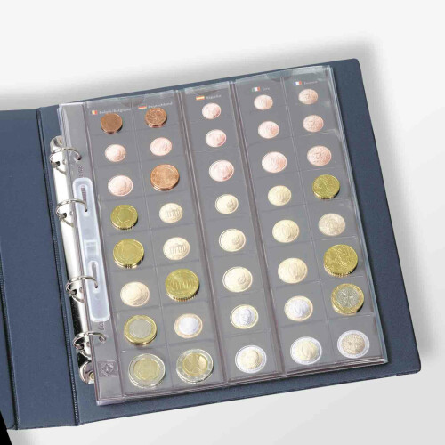 Vordruckblätter für OPTIMA Euro-Münzenalbum