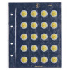 Münzblätter VISTA, für 2-Euro-Münzen, 2er Pack