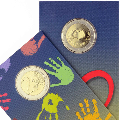 2 Euro Gedenkmünze Malta 2016 st - Liebe - im Blister