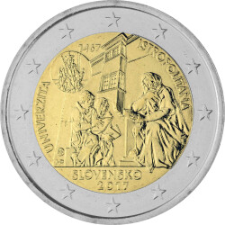 2 Euro Gedenkmünze Slowakei 2017 bfr. - Universitas...