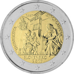 2 Euro Gedenkm&uuml;nze Slowakei 2017 bfr. -...