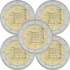 5 x 2 Euro Gedenkmünze Deutschland 2017 bfr. - Porta Nigra A-J