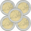 5 x 2 Euro Gedenkmünze Deutschland 2017 bfr. - Porta Nigra A-J