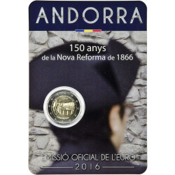 2 Euro Gedenkmünze Andorra 2016 st - 150 Jahre...