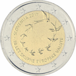 2 Euro Gedenkmünze Slowenien 2017 bfr. - 10 Jahre...