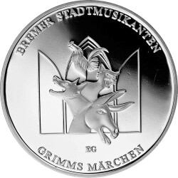 20 Euro Deutschland 2017 Silber PP - Bremer Stadtmusikanten