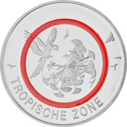 5 Euro Gedenkmünze Deutschland 2017 PP - Tropische Zone