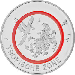 5 Euro Gedenkmünze Deutschland 2017 PP - Tropische Zone - A Berlin