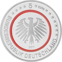 5 Euro Gedenkmünze Deutschland 2017 PP - Tropische Zone - A Berlin