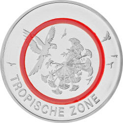 5 Euro Gedenkmünze Deuschland 2017 PP - Tropische Zone -...