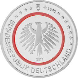 5 Euro Gedenkmünze Deutschland 2017 PP - Tropische Zone - G Karlsruhe