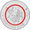 5 Euro Gedenkmünze Deutschland 2017 PP - Tropische Zone - J Hamburg