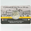 2 Euro Gedenkmünze Belgien 2017 st - Universität Lüttich - im Blister (flämische Variante)