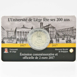 2 Euro Gedenkm&uuml;nze Belgien 2017 st -...