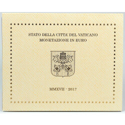 Offizieller Euro Kursmünzensatz Vatikan 2017 Stempelglanz (st)