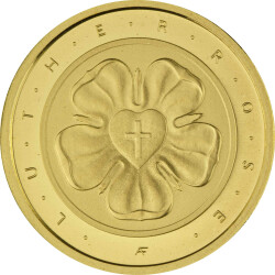 50 Euro Deutschland 2017 Gold st - Lutherrose