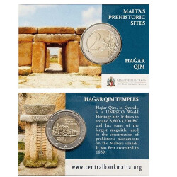 2 Euro Gedenkmünze Malta 2017 st - Tempel von Hagar...