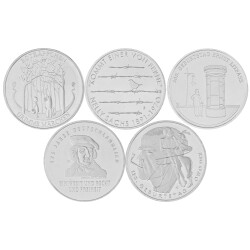 5 x 20 Euro Gedenkmünze Deutschland 2016 Silber...