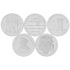 5 x 20 Euro Gedenkmünze Deutschland 2016 Silber bankfrisch - komplett!