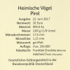 20 Euro Goldmünze "Pirol" - Deutschland 2017 - Serie: "Heimische Vögel" - D München