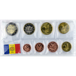 Andorra 2014 Kursmünzen bankfrisch - 8 Münzen:...