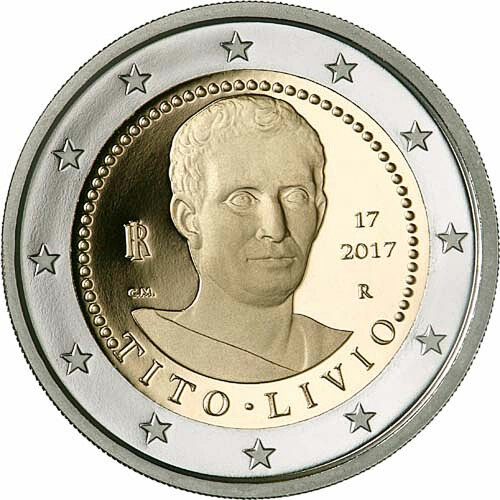 2 Euro Gedenkmünze Italien 2017 bfr. - Titus Livius