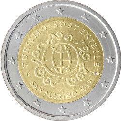 2 Euro Gedenkm&uuml;nze San Marino 2017 st -...