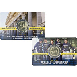 2 Euro Gedenkmünze Belgien 2017 st - Universität Gent - im Blister (flämische Variante)