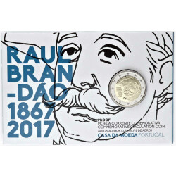 2 Euro Gedenkmünze Portugal 2017 PP - Raoul...