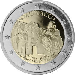 2 Euro Gedenkmünze Monaco 2017 PP - Fürstliche...