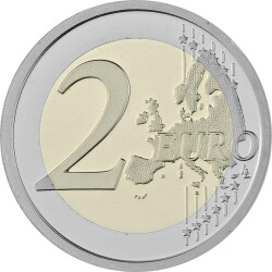 2 Euro Gedenkmünze Vatikan 2017 PP - Erscheinungen von Fatima - im Etui
