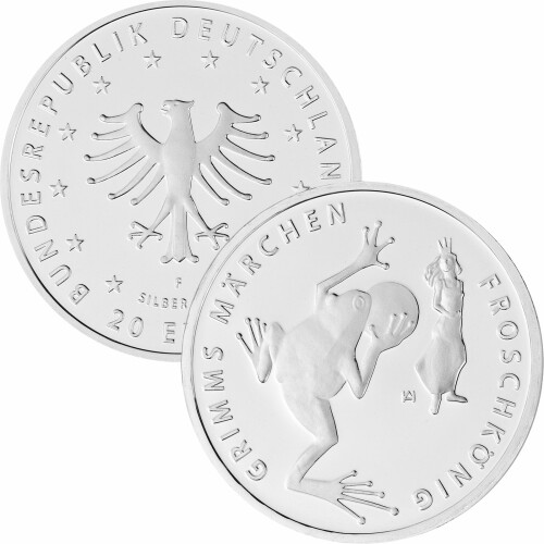 20 Euro Deutschland 2018 Silber bfr. - Froschkönig (Serie: Grimms Märchen)