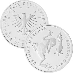 20 Euro Deutschland 2018 Silber bfr. - Froschkönig...