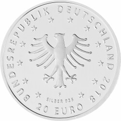 20 Euro Deutschland 2018 Silber bfr. - Froschkönig (Serie: Grimms Märchen)