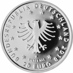 20 Euro Deutschland 2018 Silber PP - Froschkönig (Grimms Märchen)