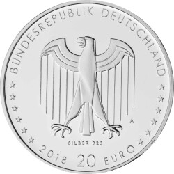 20 Euro Deutschland 2018 Silber bfr. - 150. Geburtstag Peter Behrens