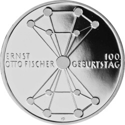 20 Euro Deutschland 2018 Silber PP - 100. Geburtstag Ernst Otto Fischer